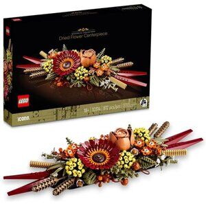 LEGO Icons Dried Flower Centerpiece , Home Décor, 10314